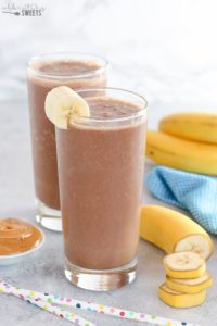 Chocolate Peanut Butter Banana Smoothie 2 200x300 8 Recipes For Smoothies That Children Will Love