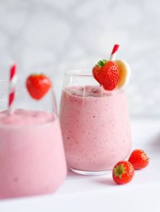 strawberry banana smoothie vert 227x300 8 Recipes For Smoothies That Children Will Love